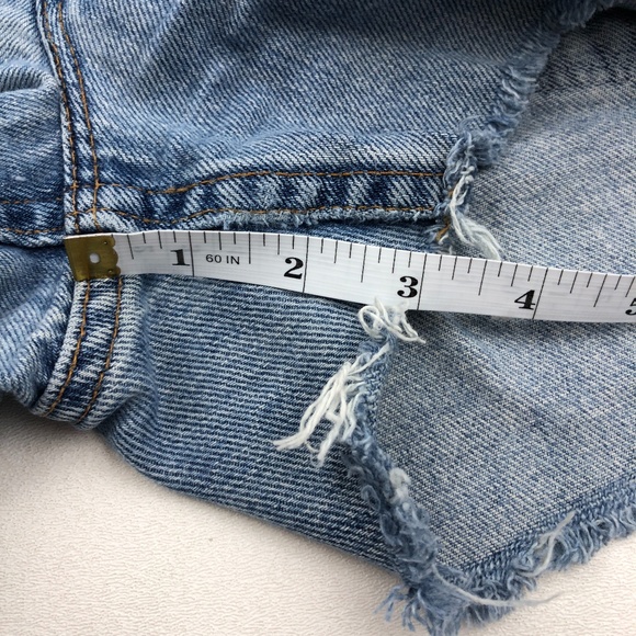 Levi's 577 Denim Cutoff Jean Shorts Vintage - Picture 6 of 9
